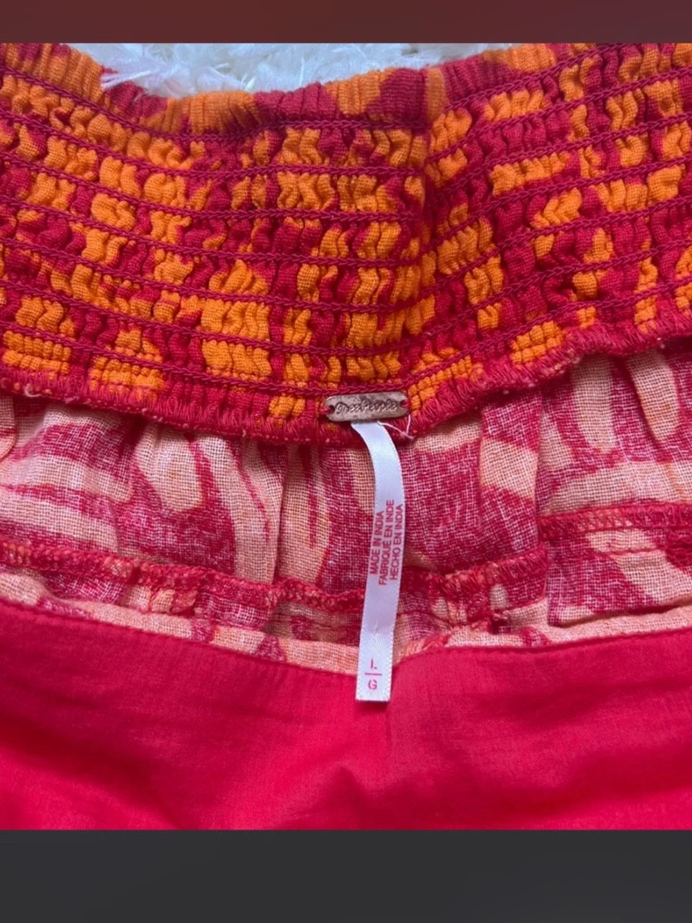 Free People Dawn On Me Wide Leg Printed Pants - Picture 5 of 6